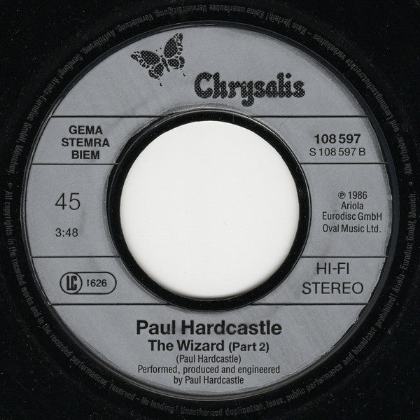 Paul Hardcastle : The Wizard (The Theme From Top Of The Pops) (7", Single)