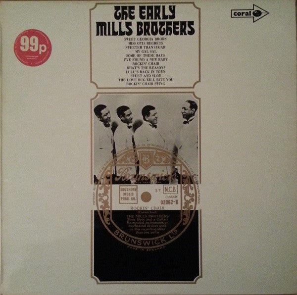 The Mills Brothers : The Early Mills Brothers (LP, Comp, Mono, RE)