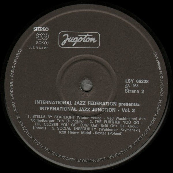 Various : International Jazz Federation Presents: International Jazz Junction, Volume 2 (LP, Comp)