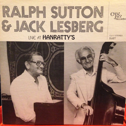 Ralph Sutton (2) & Jack Lesberg : Live At Hanratty's (LP, Album)