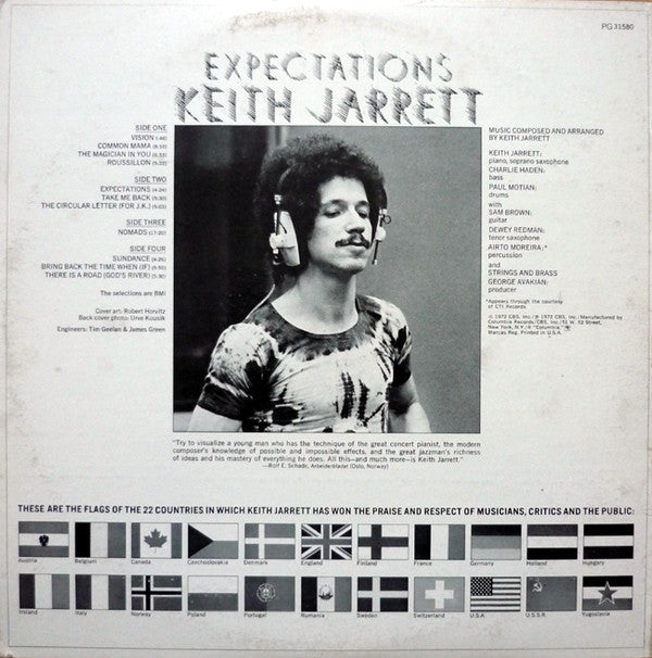 Keith Jarrett : Expectations (2xLP, Album, Pit)