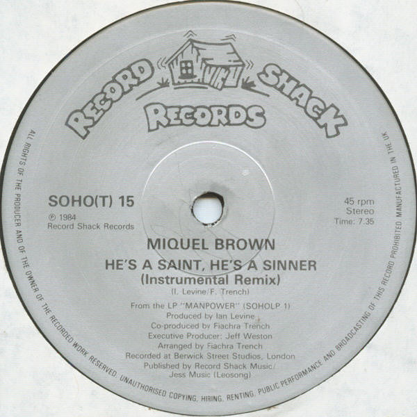 Miquel Brown : He's A Saint, He's A Sinner (12")