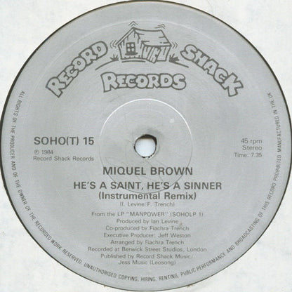 Miquel Brown : He's A Saint, He's A Sinner (12")