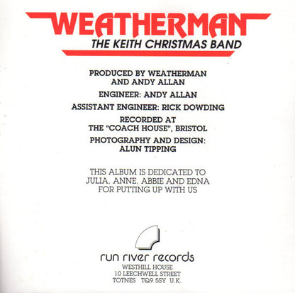 The Keith Christmas Band : Weatherman One (CD, Album)