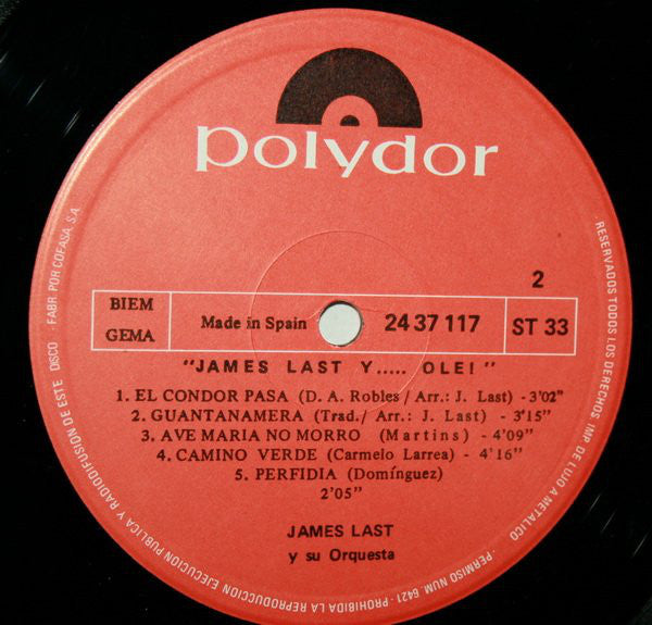 James Last : James Last ...Y Olé (2xLP, Comp, Gat)