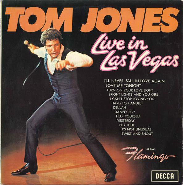 Tom Jones : Live In Las Vegas (LP, Album)