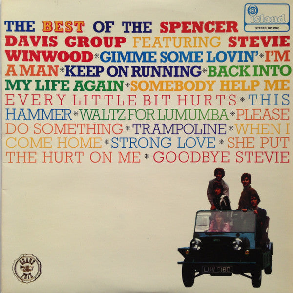 The Spencer Davis Group Featuring Steve Winwood : The Best Of  The Spencer Davis Group (LP, Comp, RE)