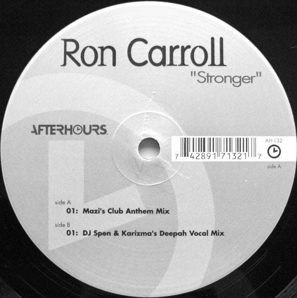 Ron Carroll : Stronger (12")