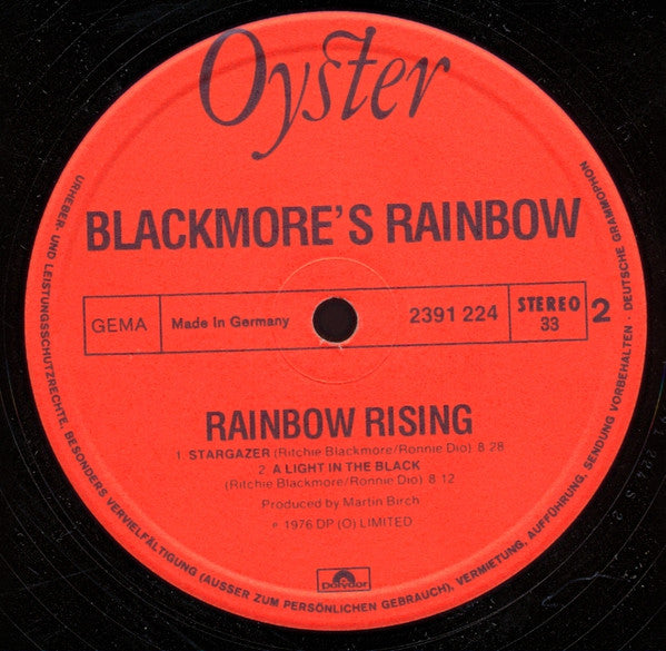 Rainbow : Rising (LP, Album, Gat)