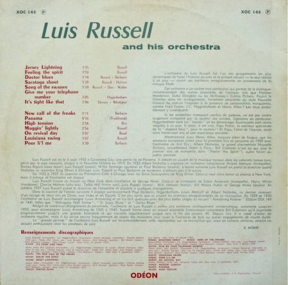 Luis Russell And His Orchestra : Luis Russell 1929-1930 (LP, Comp)