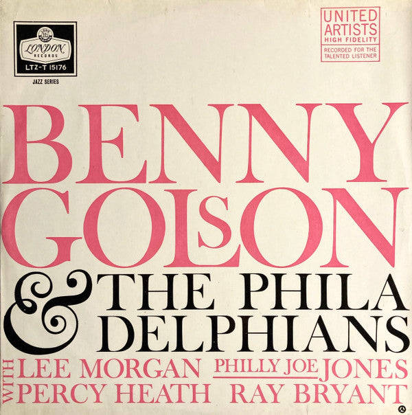 Benny Golson And The Philadelphians : Benny Golson & The Philadelphians (LP, Album, Mono)