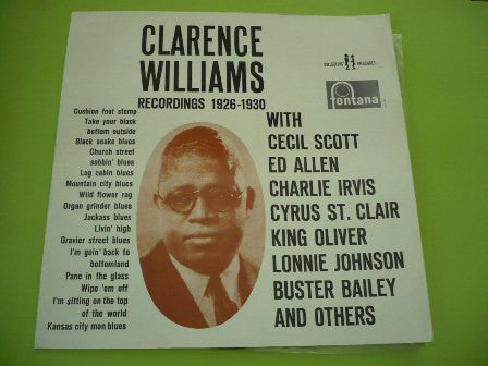 Clarence Williams : Clarence Williams Recordings 1926-1930 (LP, Comp)