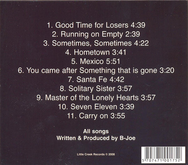 B-Joe : Good Time For Losers (CD, Album)