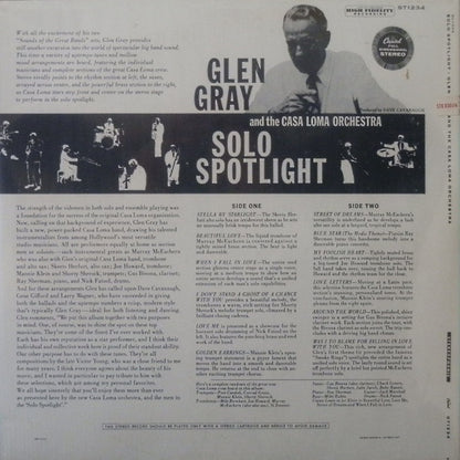 Glen Gray & The Casa Loma Orchestra : Solo Spotlight (LP, Album)