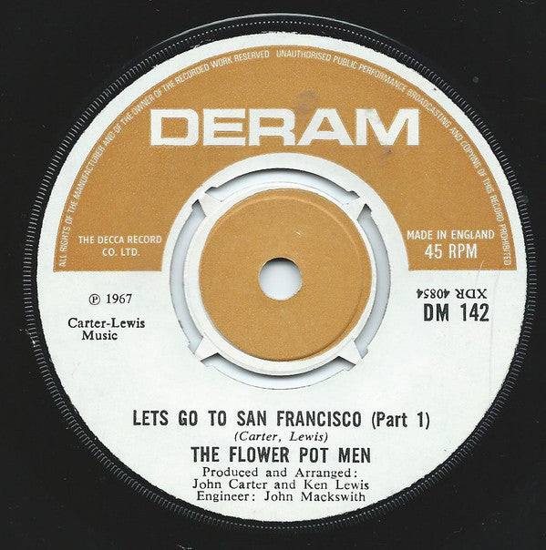 Flower Pot Men : Lets Go To San Francisco (Part 1) (7", Single)