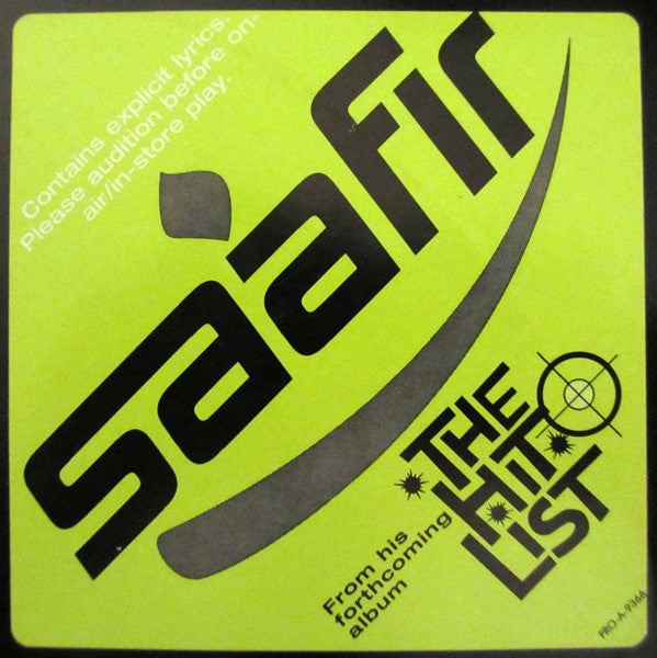 Saafir : Crawl Before You Ball (12", Promo)