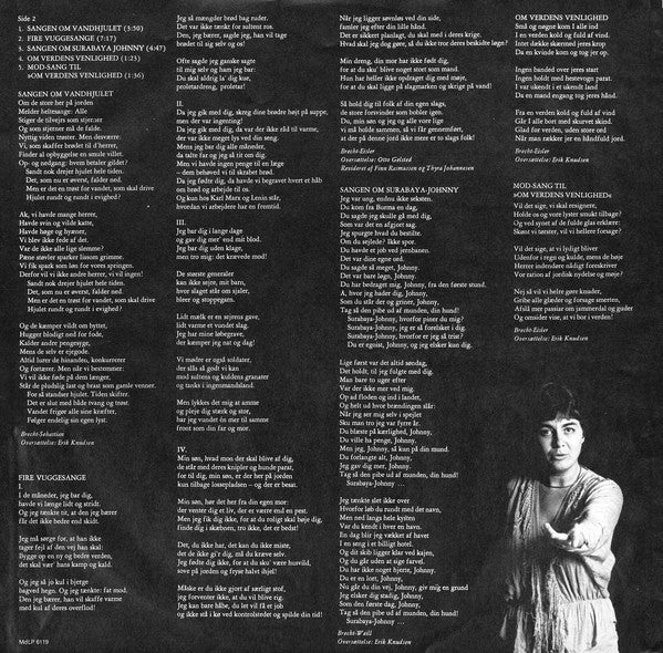 Marianne Knorr : Sange Af Brecht (LP, Album)