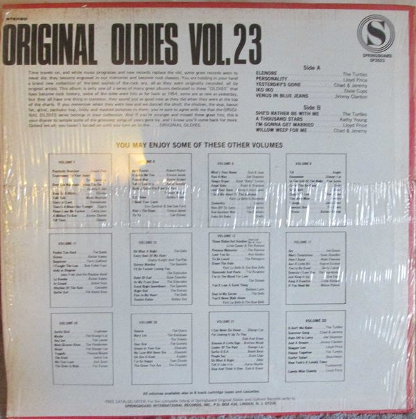 Various : Original Oldies Vol 23 (LP, Comp)