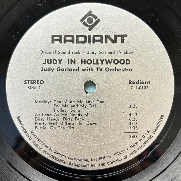 Judy Garland : Judy In Hollywood (LP)