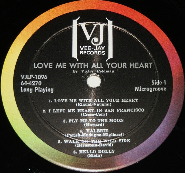 Victor Feldman : Love Me With All Your Heart (LP, Mono)