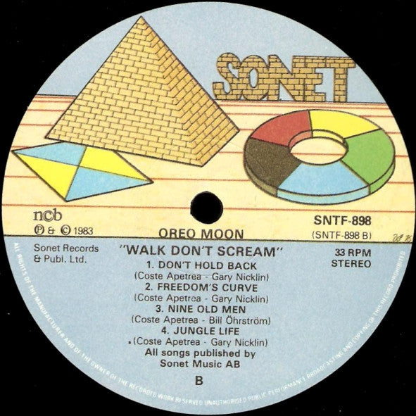 Oreo Moon : Walk Don't Scream (LP, Album)