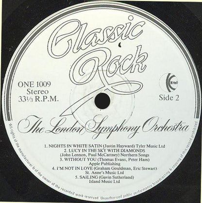 The London Symphony Orchestra And The Royal Choral Society : Classic Rock (LP, Album, Gat)