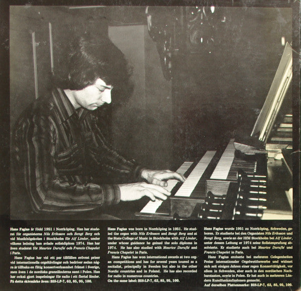 Hans Fagius : Favourite Organ Music (LP, Album)