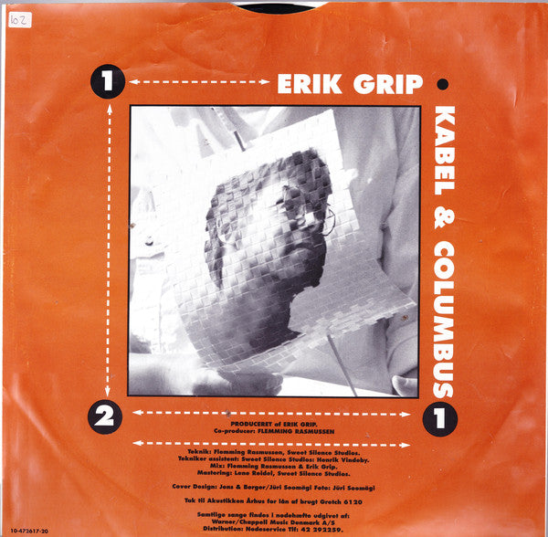 Erik Grip : Kabel & Columbus (LP, Album)