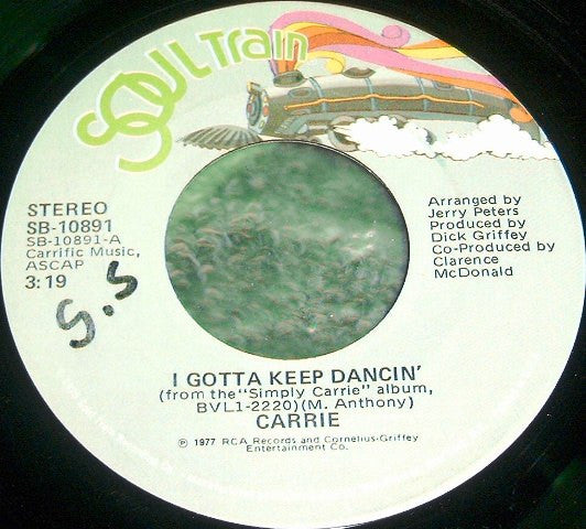 Carrie Lucas : I Gotta Keep Dancin' / What's The Question (7", Single)