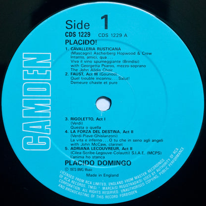 Placido Domingo : Placido! (LP, Album, RE)