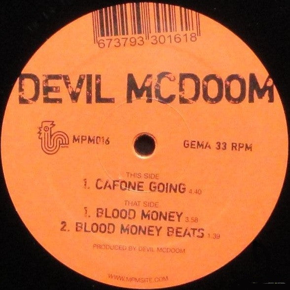 Devil McDoom : Cafone Going (12")