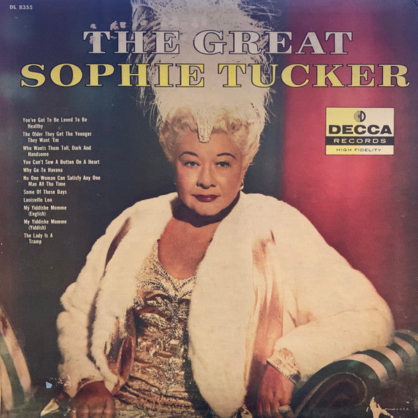 Sophie Tucker : The Great Sophie Tucker (LP, Comp)