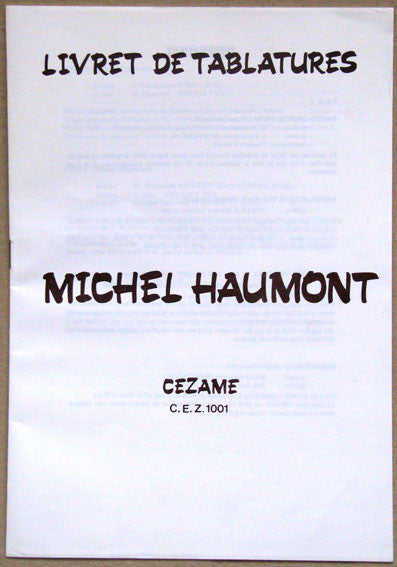 Michel Haumont : Guitare Instrumentale Avec Tablatures (LP, Album)