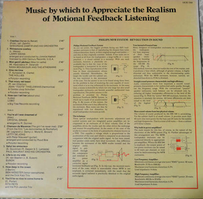 Various : Motional Feedback Demonstration Record No. 2 (LP, Comp, 180)