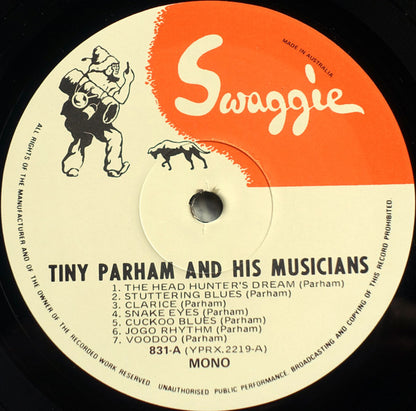 Tiny Parham And His Musicians : Volume One 1928-1929 (LP, Album, Comp, Mono)