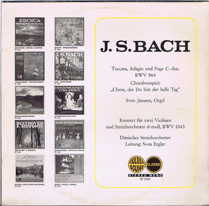 Johann Sebastian Bach, Sven Janssen : Toccata, Adagio Und Fuge C-dur, BWV 564 / Choralvorspiel: "Christ, Du Bist Der Helle Tag" (LP)