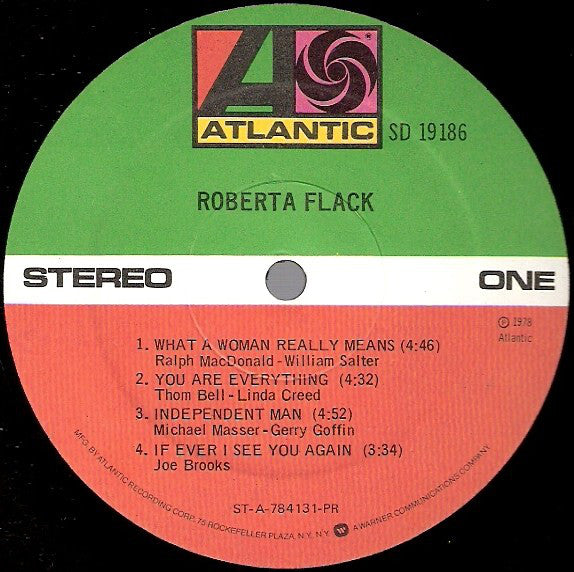 Roberta Flack : Roberta Flack (LP, Album, PR )