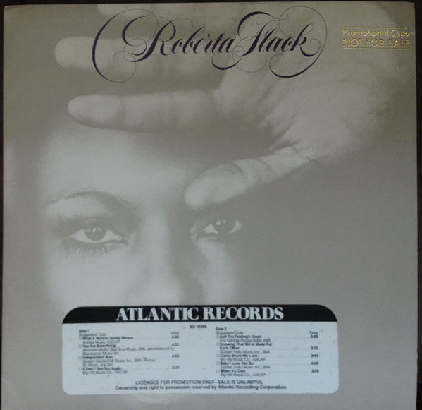 Roberta Flack : Roberta Flack (LP, Album, PR )