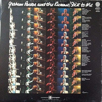 Graham Parker And The Rumour : Stick To Me (LP, Album)