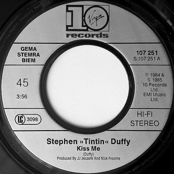 Stephen Duffy : Kiss Me (7", Single)