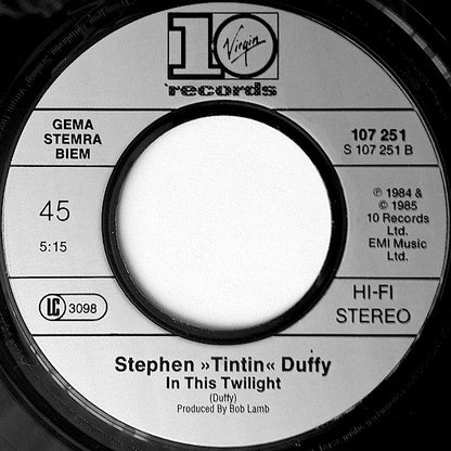 Stephen Duffy : Kiss Me (7", Single)