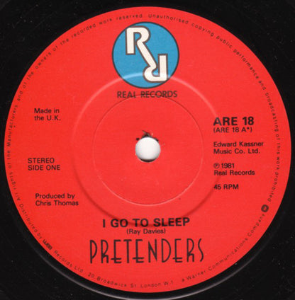 The Pretenders : I Go To Sleep (7", Single, WEA)