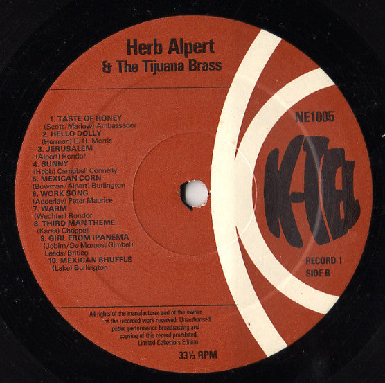 Herb Alpert & The Tijuana Brass : 40 Greatest (2xLP, Comp)