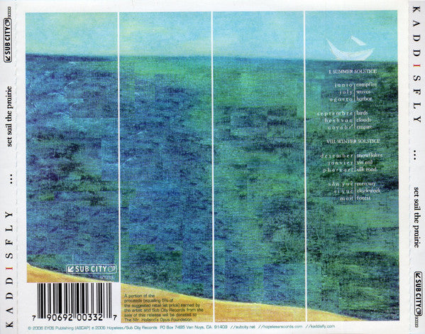 Kaddisfly : Set Sail The Prairie (CD, Album)