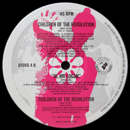 Baby Ford : Children Of The Revolution (12")