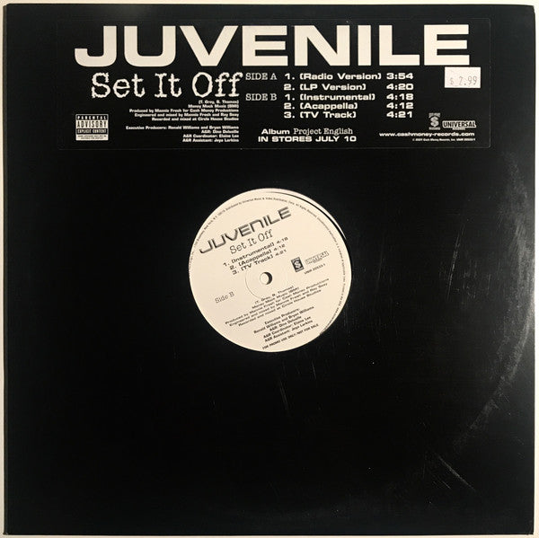 Juvenile (2) : Set It Off (12", Promo)