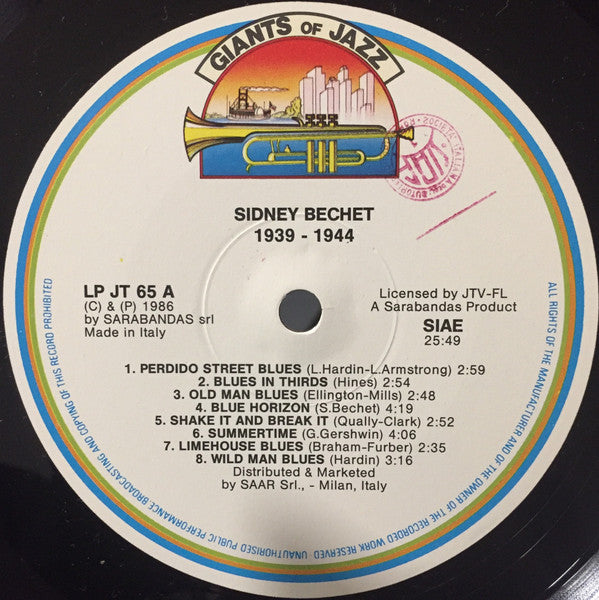 Sidney Bechet : 1939-1944 (LP, Comp)