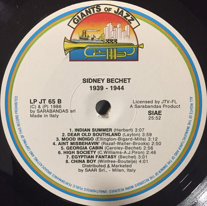 Sidney Bechet : 1939-1944 (LP, Comp)