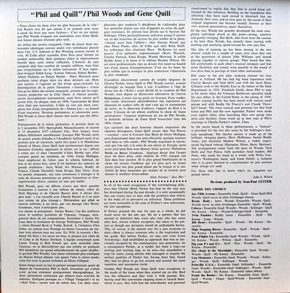 Phil Woods And Gene Quill : Phil And Quill (LP, Album, RE)