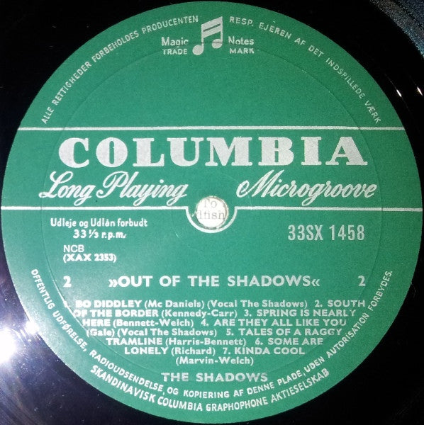 The Shadows : Out Of The Shadows (LP, Album, Mono)